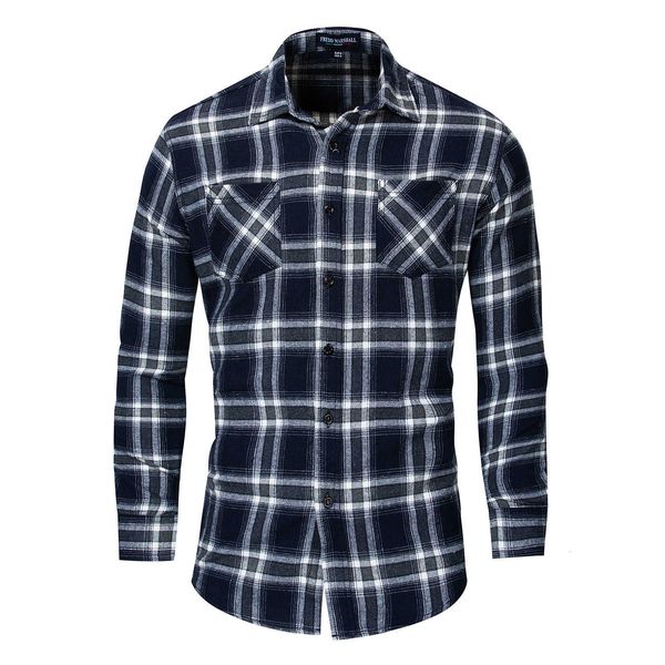 

2020 new autumn spring long sleeve plaid shirt 100% cotton brand casual men's work shirts male streetwear camisa masculina, White;black