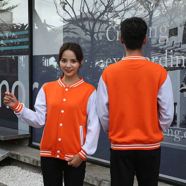 

breasted style single winter stand collar new men's casual sweater coat leather splicing baseball uniform for men, Gray