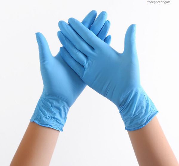 

nitrile rubber new glove ultrathin protective gloves disposable solid color latex kitchen household 1d4dy