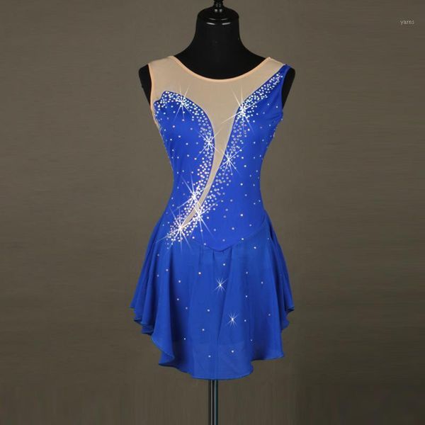 

figure skating dress girl gymnastics leotard competition costume ballet dress jazz dj singer ds b001 b0011, Black;red