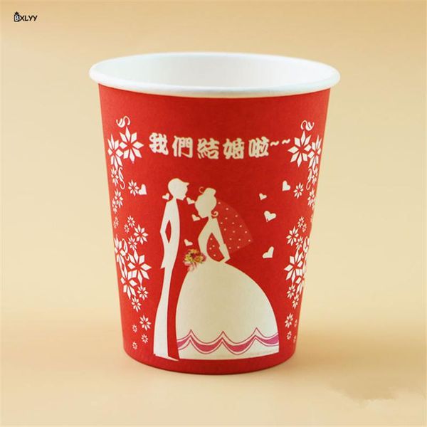 

10pc kitchen disposable paper cup wedding party decoration kitchen accessories gadget tableware coffee mug wine glasses cup.75z wmtmot