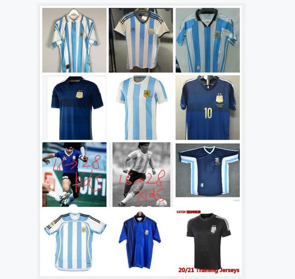 

retro diego maradona argentina jersey 86 78 98 06 10 14 94 gallardo ortega shirt soccer football batistuta crespo riquelme kempes, Black;yellow