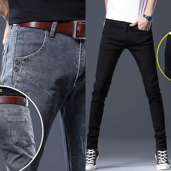 

16kb solid thin color blush section high waist stretch tight candy color jeans pants whiteblackyellowgreen support mixed batch, Blue