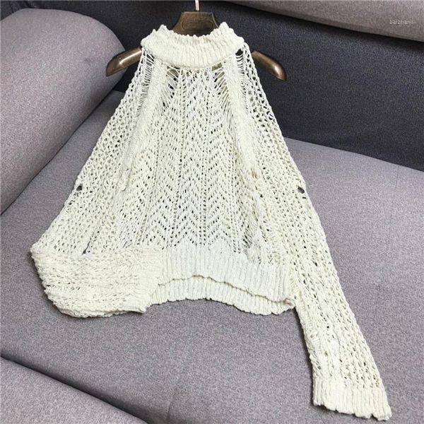 

autumn winter sweater wonen new kintted shirt female long sleeved hollow loose-fit pullover lazy wind sweater jumper blusa1, White;black