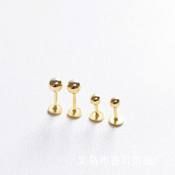 

s925 pure tremella nail without hair shaving, Golden