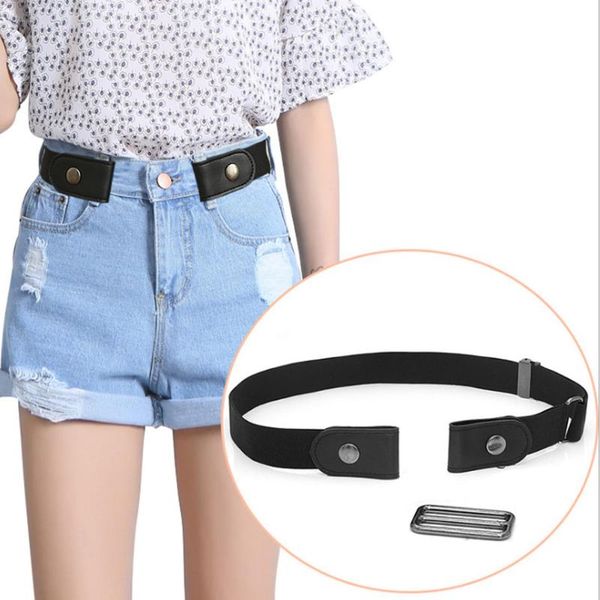 

belts -coming casual belt wild women men invisible lazy buckle-elastic waist cinturon mujer fashion dropship, Black;brown