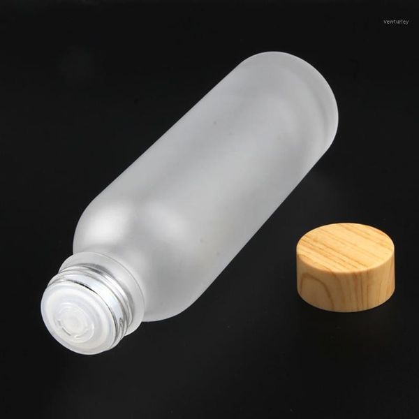 

storage bottles & jars clear frosted/light yellow 150ml toner glass bottle for sale1