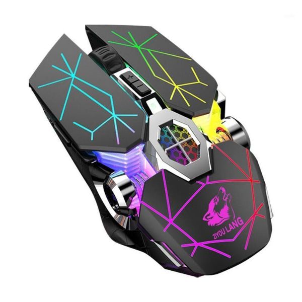 

x13 2.4g bluetooth wireless mute rechargeable mechanical game mouse for lap1