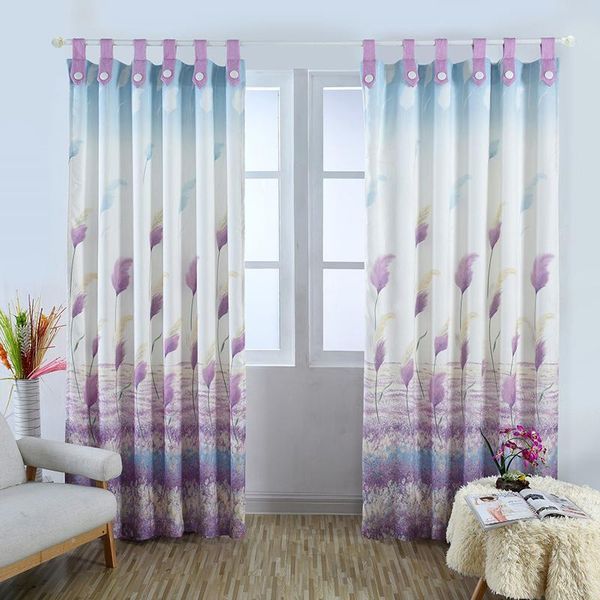 

home office window curtain flower print divider tulle voile drape panel sheer scarf valances curtains