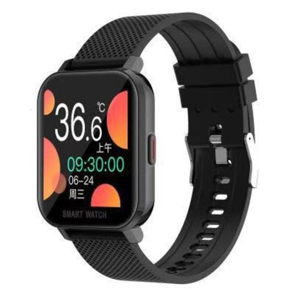

heart watch temperature rate smart new mt28 blood oxygen monitoring ip67 waterproof step mileage intelligent bracelet sibgdlzv, Slivery;brown
