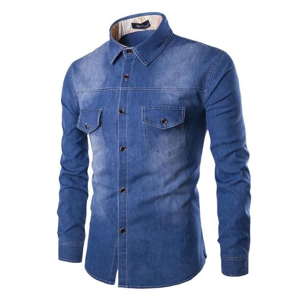 

cowboy shirts denim masculino men hombre fashion streetwear mens clothes male street dress smart casual autumn moownuc 5xl 6xl, White;black