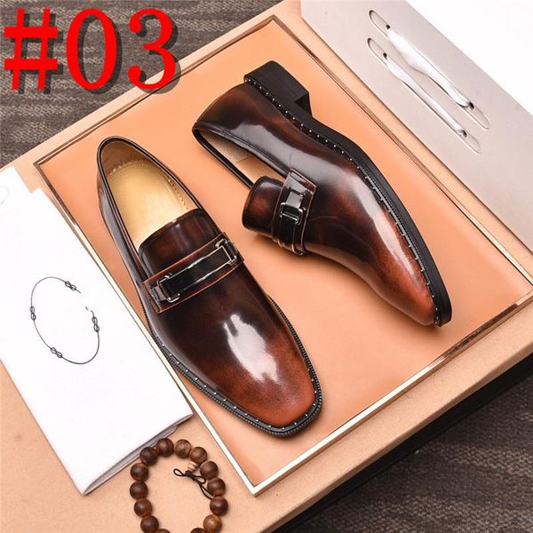

md genuine leather business men's dress shoes retro patent leather point toe oxford shoes for men size plus size 39-45 11, Black