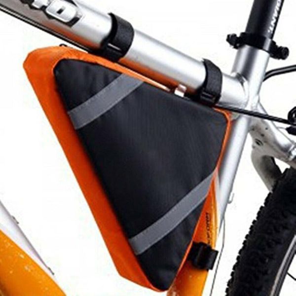 

2020 bicycle bag cycling bicycle bag front tube frame pouch waterproof bike triangle saddle riding equipment1