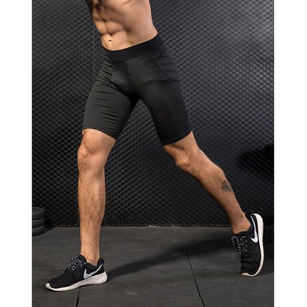 

тренировочные леггинсы для mens pro tight shorts спортивные тренировочные тренировочные фитнес работает сетка сшивания быстросадных растягив, White;red