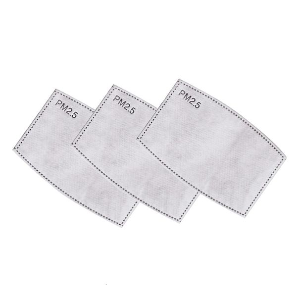 

5 filter shipping pm2.5 disposable mask layer protective face masks pad inner gasket replacement fioutletvwgr
