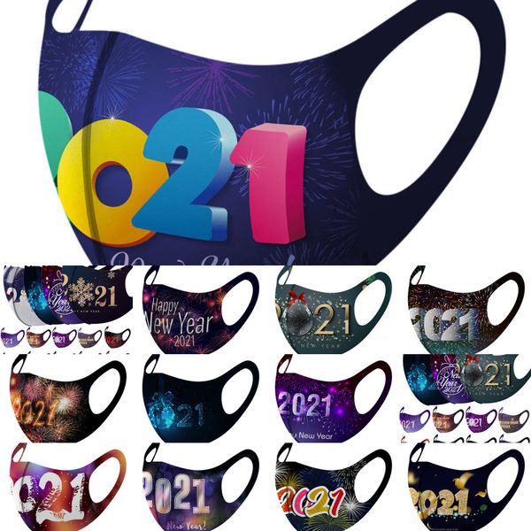 

factoryfactoyin stock face designer mask 2021 new year printed mouth masks cold-proof breathable dustproof 3d ster 5 nmvl3