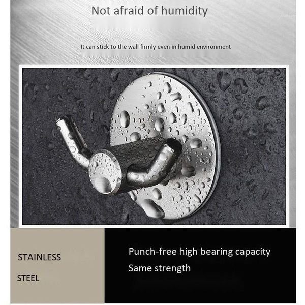 

4pcs wall hook towel hook for bathroom stainless steel coat rustproof hanger for kitchen hardware1