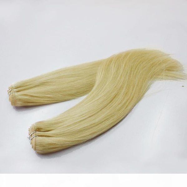 

613 beach blonde color hair bundles straight human hair bundles virgin hair weave 3 pcs ,100gr piece, dhl, Black