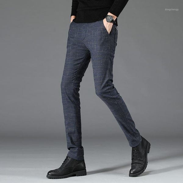 

2020 new men's straight pants streetwear casual pant breathable men wear comfortable blue trousers male clothes size 28-381, Black