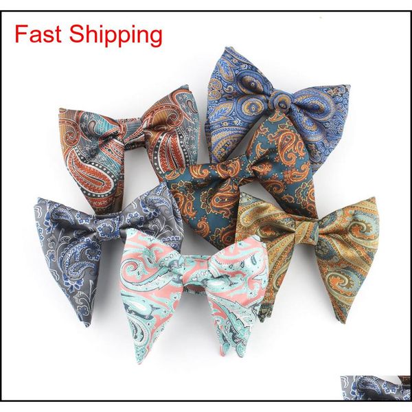 

tagerwilen green paisley big bowtie groom bowtie black tuxedo bow tie pretied bow tie wedding qylxgf bde_home, Black;gray