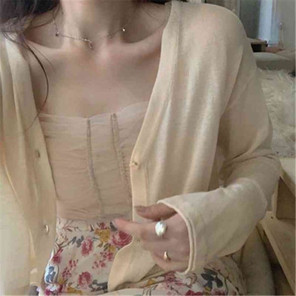 

summer knitt cardigan women fashion long-sleeve sweater women korean style clothing pink sweater cardigan zy4984, White;black