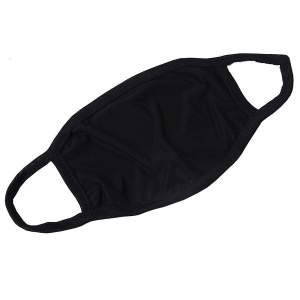

woman anti-dust mouth face mask man cycling wearing black fashion cotton masks with opp