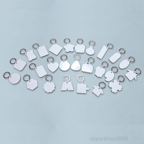 

sublimation keychain mdf heart round love key цепи printing diy blank thermal transfer transfer party pired owf1487