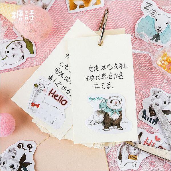 

2016 s lot the animals washi tape decorative paper colorful set japanese stationery kawaii scrapbooking supplies stickers h