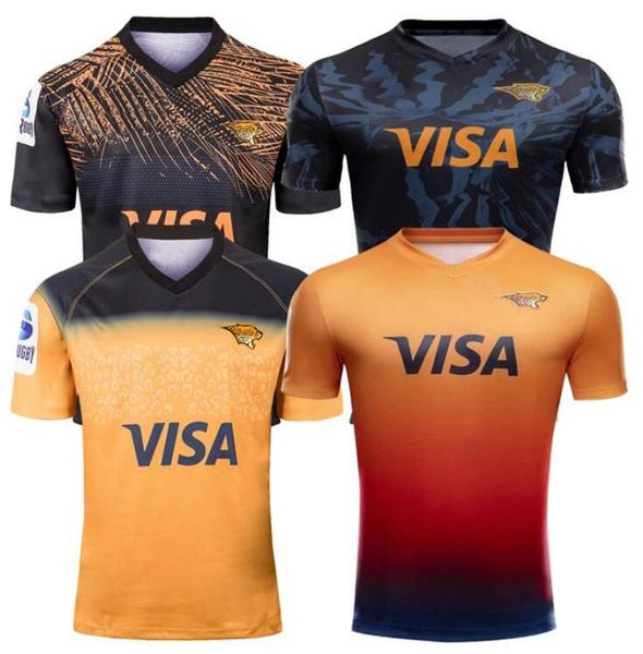 

2019 2020 jaguares home away rugby jerseys jaguares home away rugby jerseys league shirt jaguars leopard shirts jaguares jersey size s-3xl, Black;gray