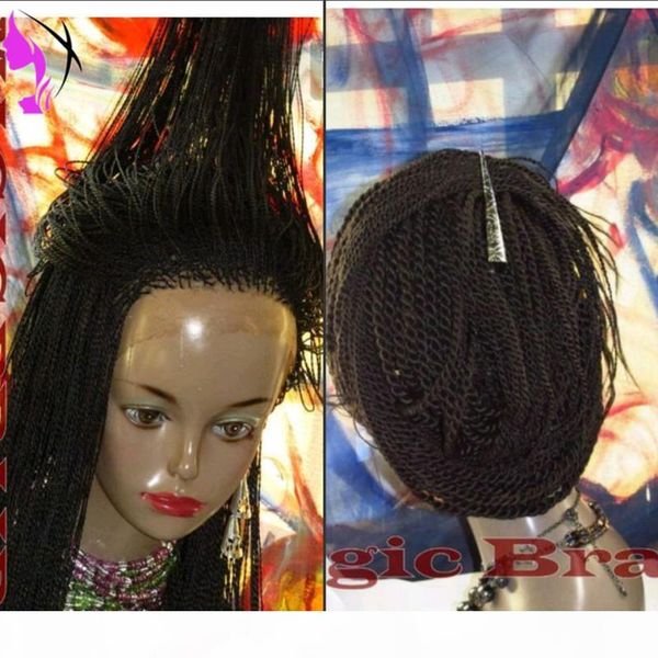 

new style afro twist braided wig synthetic heat resistant black. brown burgundy available synthetic lace front wigs for black women