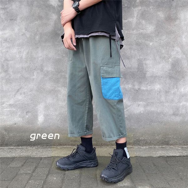 

2021 male pants spring new hit nine stitches old hare size m-5xl 36s4, Black