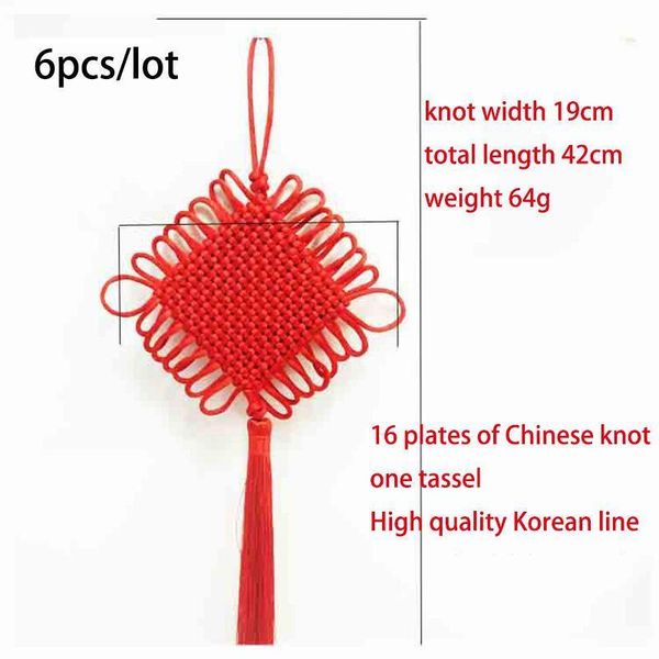 

6 plate 24 plate pure handicraft knitting chinese knot tassels fringe tassel trim decorative pendant tassel for home decoration h jllqws