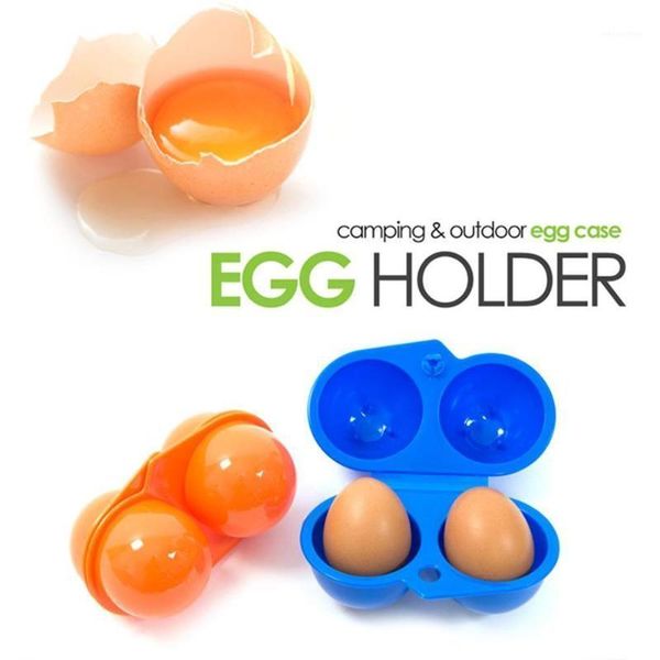 

camp kitchen outdoor camping tableware portable picnic bbq egg box container storage boxes travel utensils gear1
