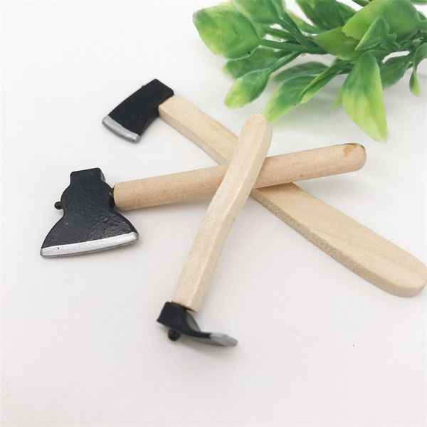 

1: 12 mini doll house dollhouse furniture scene setting axe farm road tools handmade design crsm