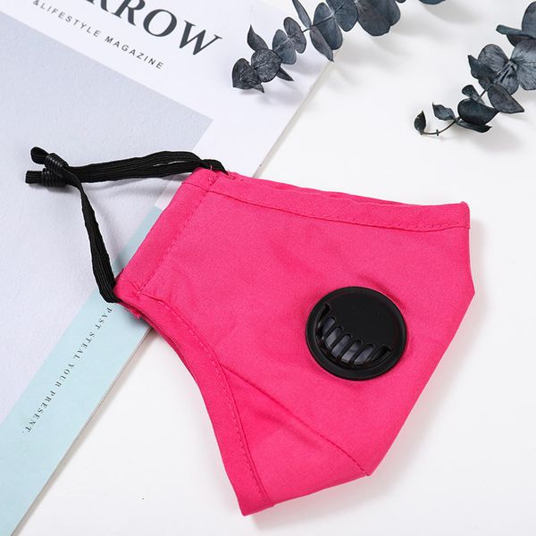 

face mask anti-dust breathing valve earloop adjustable reusable mouth breathable anti haze masks with 1pcs filters