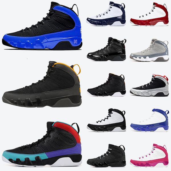 

jumpman 9 9s university gold mens basketball shoes satin\r\r gym red space racer blue oregon ducks sneakers trainers, White;red