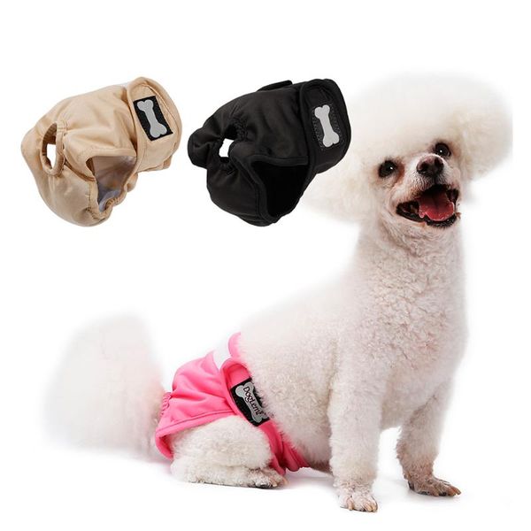 

dog apparel xs-xl physiological pants diaper sanitary washable female shorts panties menstruation underwear briefs jumpsuit for pet