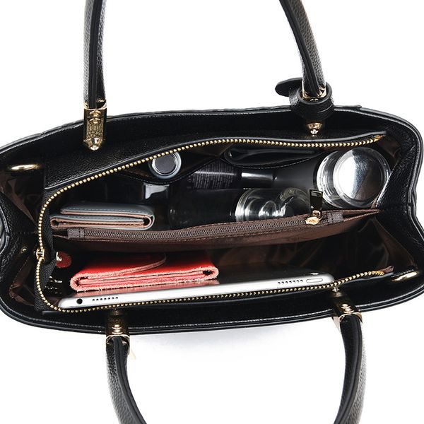 

leather luggage tag womens bag autumn and winter new crocodile pattern middle-aged womens bag korean versatile one-shoulder messenger bag fa