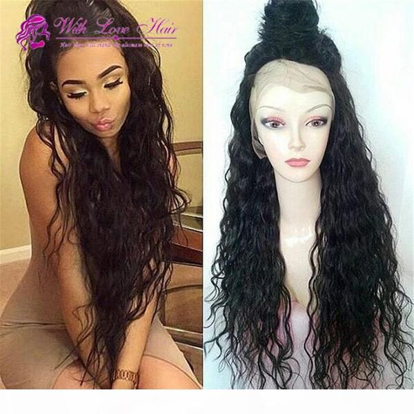 

full lace human hair wigs water wavy 180 density glueless full lace wigs virgin human hair lace front wigs black women