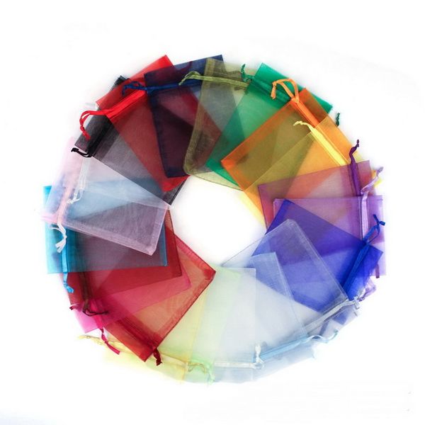 

jewelry bags mixed wedding party xmas gift bags fashion 26cm bag heart style bag 11 colors choose #007, Pink;blue