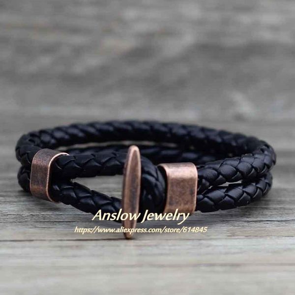 

anslow 2017 vinatge стиль ювелирные изделия шарма орден браслет браслеты для женщин мужчины унисекс ретро новые товары лучшая дружба low0236, Golden;silver