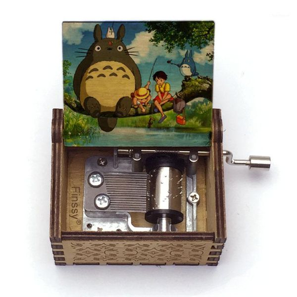 

my neighbor totoro hand-cranked music box tonari no totoro music box musical gift for christmas valentine's day birthday1, Silver