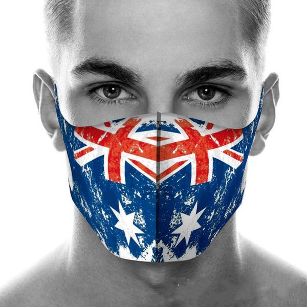 

printed american sports running fitness men's outdoor and women's universal flag face mask t2i5955