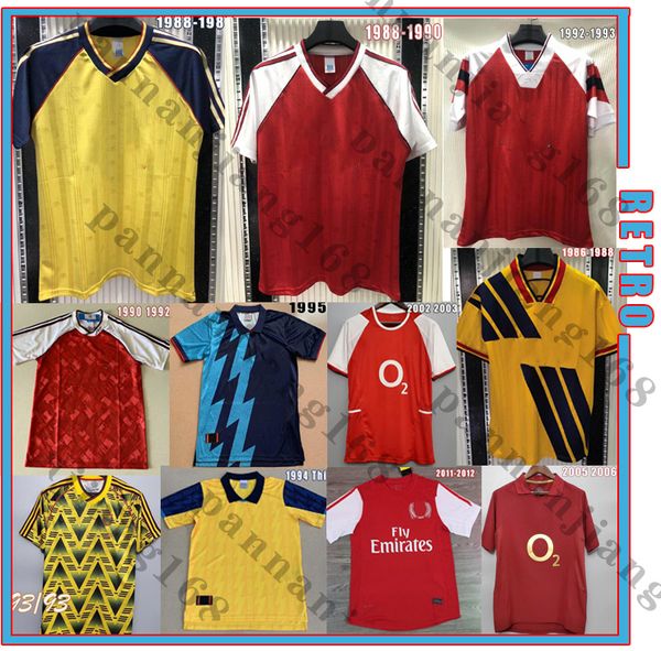 

highbury pires henry reyes retro soccer jerseys 88 89 90 92 bergkamp 94 95 adams persie vintage football shirt, Black;yellow