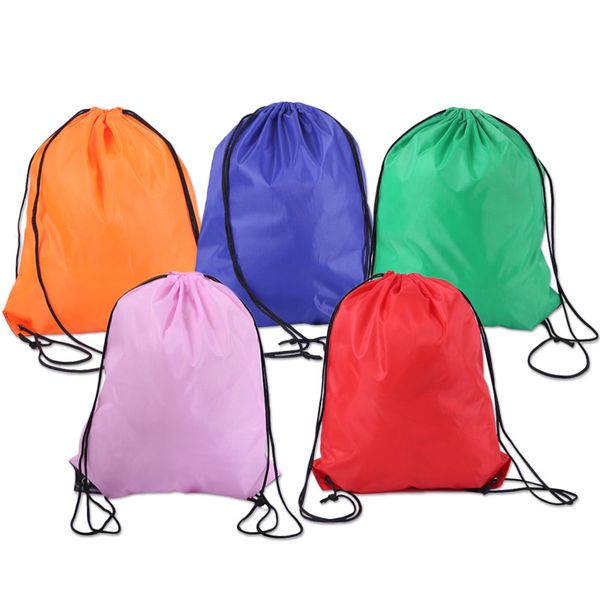 

multifunction drawstring bag clothes shoes bags school sport storage bag gym dance backpacks nylon backpack polyester cord bag kimter-k32fa