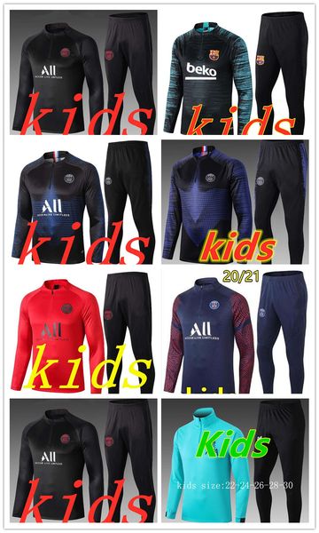 

20/21 survetement enfant jersey tracksuit soccer nios training suit 2020 2021 football shirt kids maillot de foot jacket child jogging