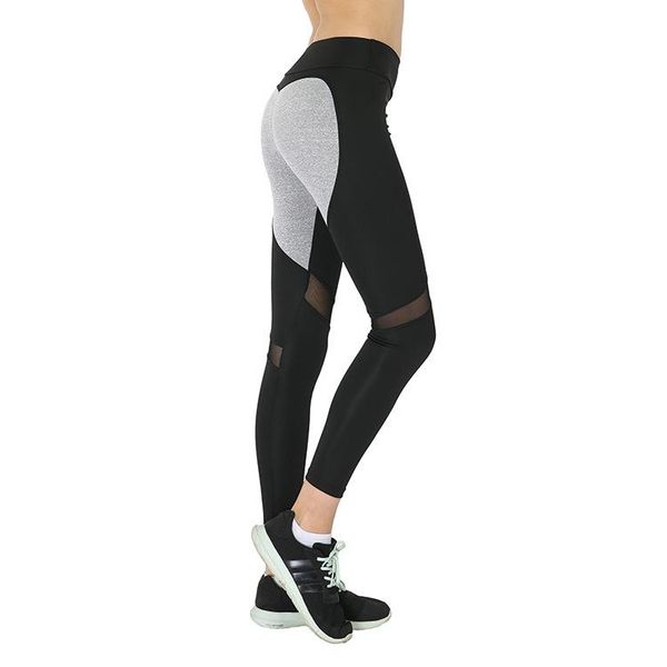 

woman leggings comfortable female leggings clothes style patchwork mid elastic sheath slim cute ankle-length, Black