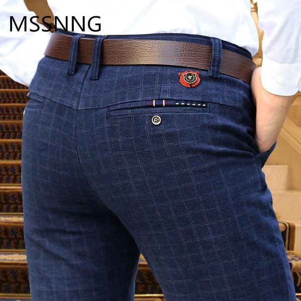 

2019 new england plaid pants and dress pants men sanding male trousers men's winter long1, Black