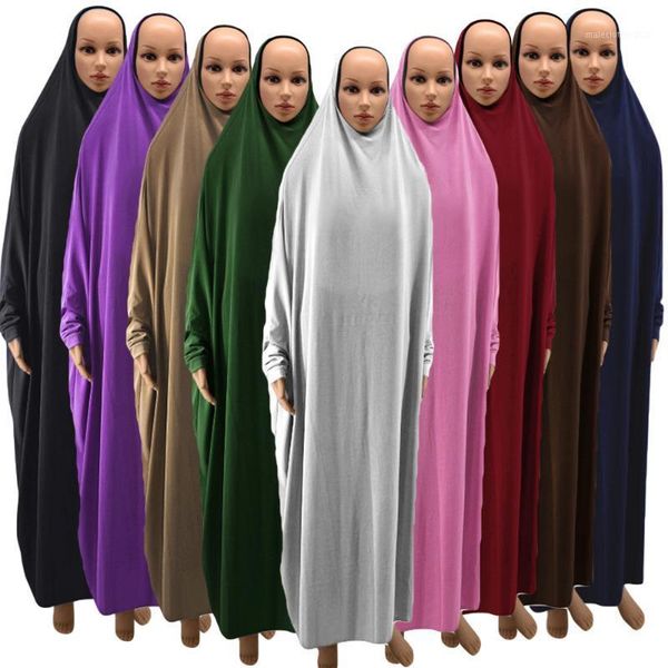 

ethnic clothing 13 colors ramadan prayer hijab loose long dress muslim women full cover burqa niqab robe abaya cocktail party kaftan1, Red
