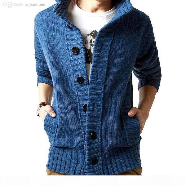 

wholesale-men's thick sweater cardigan shirts cashmere sweater for mens coat thicker winter men jackets s  l xl xxl c170, White;black
